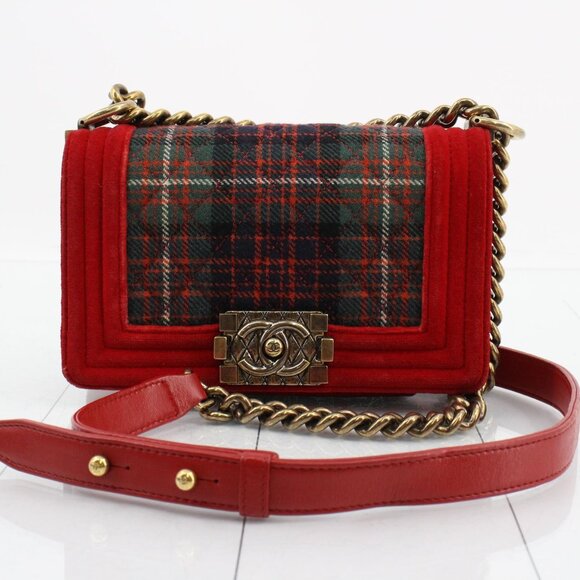 CHANEL Handbags - Chanel Matelasse Velour Boy Chanel Shoulder Bag